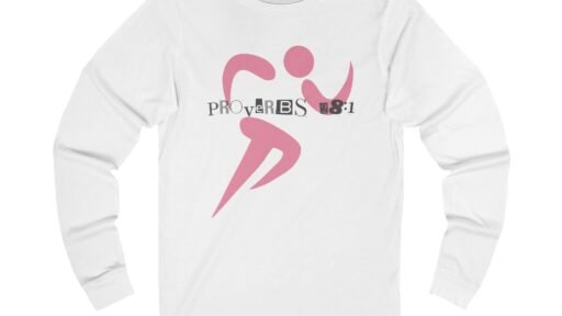 Anti-Jogging Proverbs 28:1 (Classic Long Sleeve T-Shirt)