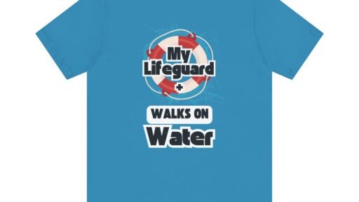 My Lifeguard Walks On Water Matthew 14:22-33 (Jersey Short Sleeve Tee)