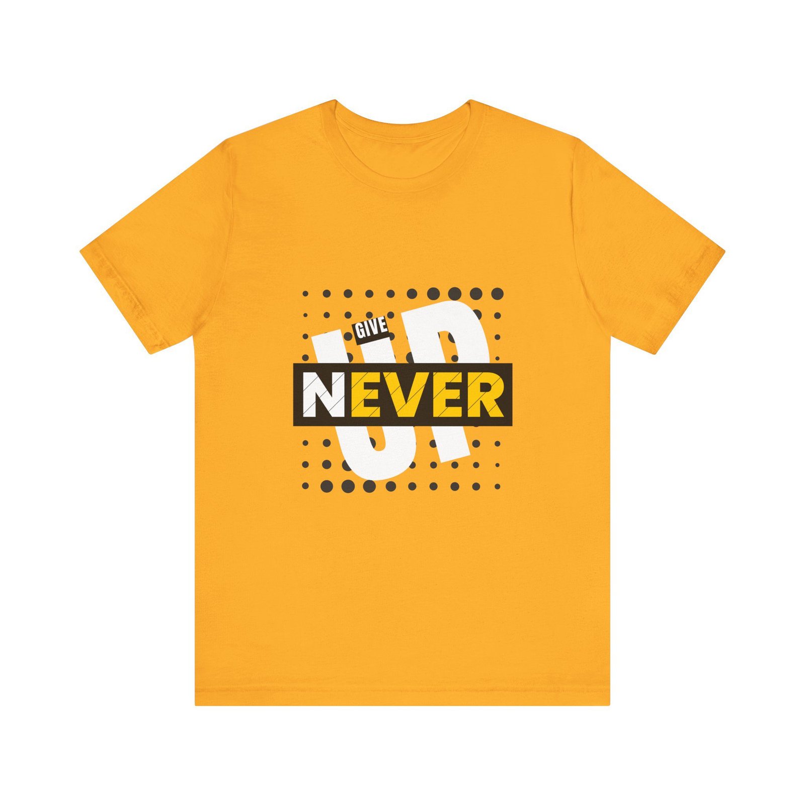 Never Give Up (Jersey Short Sleeve Tee) - Image 7