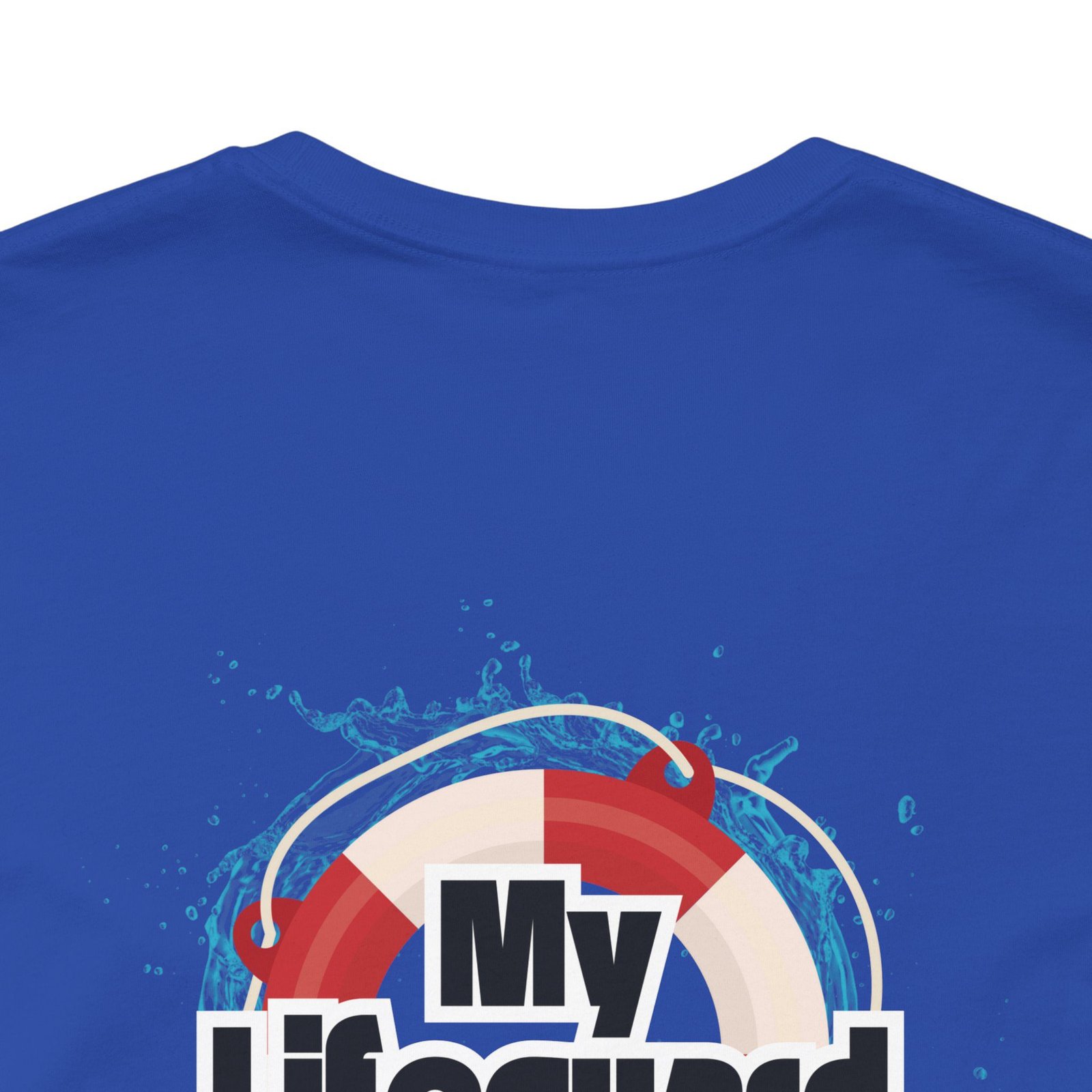 My Lifeguard Walks On Water Matthew 14:22-33 (Jersey Short Sleeve Tee) - Image 22